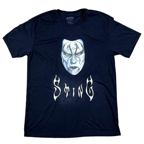 WWE Sting Black T-Shirt Size Large - Picture 1 of 4
